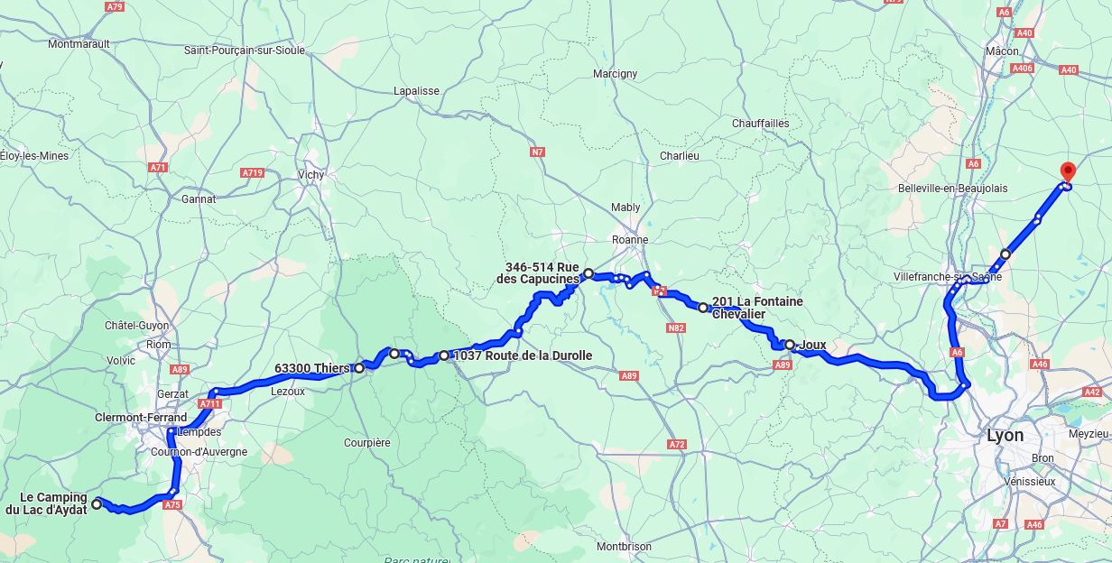 Lac d’Aydat – Châtillon sur Chalaronne